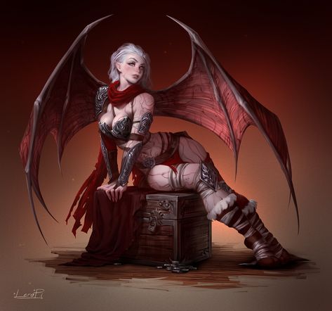 Nonhuman Character, Female Demons, Art Female, Image Painting, Demon Art, Dnd Art, Oc Ideas, Character Ideas, Artist Websites