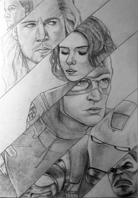 The Avengers Drawings, Marvel Thor Drawing, Thor Sketch Pencil, Thor Drawing Pencil, Marvel Pencil Drawings, Avengers Sketch Pencil, Marvel Avengers Sketches, Drawing Of Avengers, Marvel Art Drawings Pencil