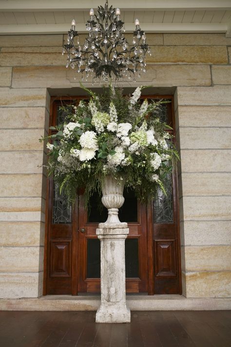 Photography: Blumenthal Photography - blumenthalphotography.com.au Floral Arrangements For Church, Alter Arrangements, Altar Arrangements, Urn Arrangements, Ceremony Arrangement, Floral Art Arrangements, Church Wedding Flowers, Altar Arrangement, Wedding Flower Design