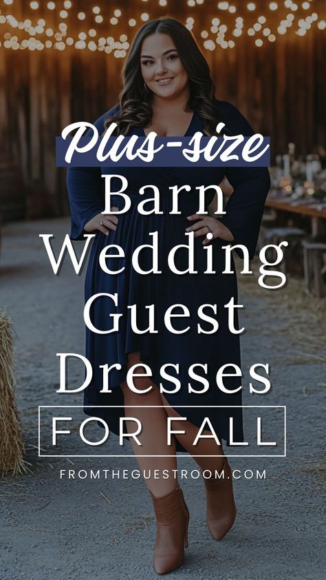 Planning for a fall barn wedding? Finding the perfect guest dress is all about embracing the season’s rich colors and cozy vibes. From flowy dresses to elegant ball gowns, the options are endless when…#BusinessCasualOutfitsForWork #PlusSizeSummerOutfitsCasual #CasualOutfitsPlusSize Fall Wedding Guest Dress Boots, Plus Fall Wedding Guest Dress, Fall Outdoor Wedding Guest Dress With Boots, Sage Dress Outfit Wedding, Plus Size Wedding Outfits For Guest, Fall Plus Size Wedding Guest Outfit, Plus Size Winter Wedding Guest Outfit, Barn Wedding Guest Dress, Plus Size Fall Wedding Guest Outfit