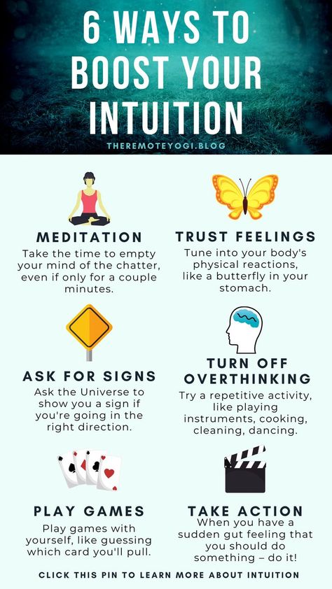 Have you ever thought, "man, it would be so nice if I just knew what to do right now." When we boost intuition, we can actually find answers to these questions with relative ease. #intuition #gutfeeling #howtohaveintuition #beintuitive How To Develop Intuition, What Is Intuition, Psychic Exercises, Intuitive Exercise, Intuition Developing, Developing Intuition, Direction In Life, Psychic Development Learning, Intuition Quotes