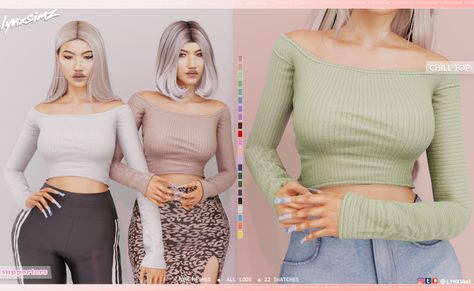 Cc Skin, Cc Clothing, Alpha Cc, Feminine Clothes, Clothes Cc, Sims 4 Challenges, Sims Clothes, Cc Clothes, Tumblr Page