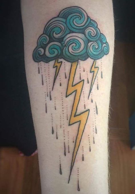 70+ Amazing Rain Tattoos with Meanings | Body Art Guru Rain Cloud Lightning Tattoo, Weather Tattoos, Laughter Tattoo, Rain Storm Tattoo, Rainstorm Tattoo, Rain Drops Tattoo, Cloud Rain Tattoo, Storm Tattoo Thunderstorms, Rain Drop Tattoo