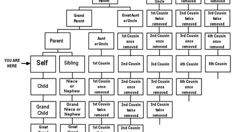 Remembering the difference between a “second cousin” and a “cousin once removed” is one of those facts that I have filed in my brain as non-essential. Therefore, I think I know the difference, but then I get fuzzy on the details. Luckily I now have a handy chart to bookmark Second Cousin, Family Tree Chart, Family Tree Genealogy, John Charles, Family Roots, Genealogy Research, Family Genealogy, Family Relationships, Interesting Articles