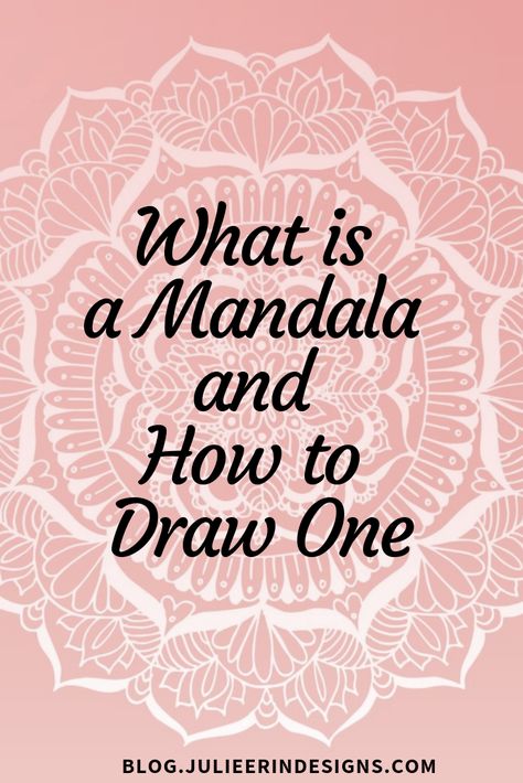 How To Draw A Mandala, Meditative Drawing, Draw A Mandala, What Is A Mandala, Easy Mandala, Mandala Meditation, Easy Mandala Drawing, Mandala Patterns, Mandala Art Therapy