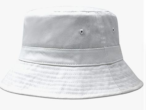 Style Bucket Hat, White Bucket Hat, Bucket Hat White, Plain Canvas, Summer Cap, Bucket Hats, Cotton Style, Modern Fit, Sun Hats