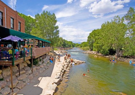 Salida Colorado is known as the “Heart of the Rockies” this city is located on the Arkansas River in Central Colorado. Flanked by 14,000 foot peaks Salida offers incredible scenery and recreation opportunities. Salida Colorado, Colorado Towns, Grand Canyon South Rim, Colorado Trail, Road Trip To Colorado, Colorado Summer, Colorado Adventures, Colorado Vacation, Colorado Travel