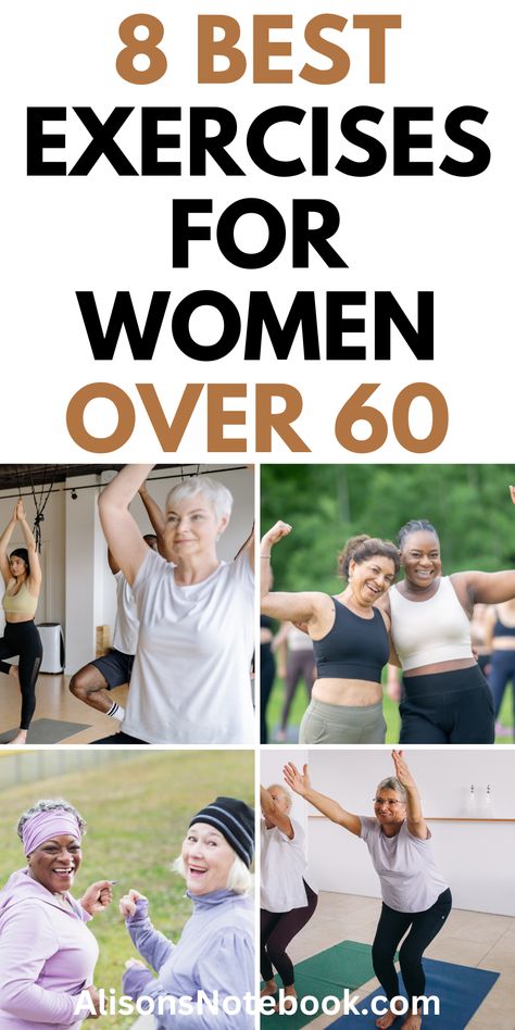 Stay fit and active with the best exercises tailored for women over 60! This guide covers safe and effective workouts that enhance strength, flexibility, and balance. Discover routines that promote overall health and well-being, allowing you to enjoy life to the fullest at any age. Over 50 Exercises For Women, Senior Exercises For Women Over 60, Exercise For Seniors Over 60, Daily Workout Challenge, Medical Things, Core Exercises For Women, Wall Workout, Hiit Workout At Home, Exercises For Women