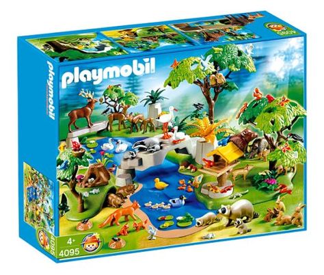 PLAYMOBIL 4095 HUGE ANIMAL PARADISE 200 PIEC. EXCLUSIVE Animal Planet Toys, Chubby Puppies, Playmobil Sets, Waldorf Inspired Toys, Playmobil Toys, Baby Doll Nursery, Boys Slippers, Baby Doll Accessories, Calico Critters