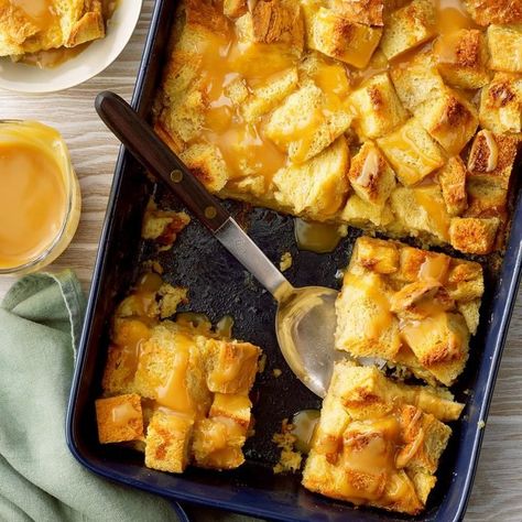 39 of Our Best Bread Pudding Recipes I Taste of Home Biltmore Bread Pudding Recipe, Bread Pudding Recipes, Greek Easter Bread, Best Bread Pudding Recipe, Pudding Flavors, Cinnamon Swirl Bread, Raisin Bread, Swirled Bread, Easter Bread