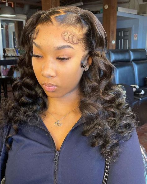 Melted Lace, Valentines Hair, Wig Installs, Weave Ponytail Hairstyles, Frontal Wig Hairstyles, Black Ponytail Hairstyles, Birthday Hairstyles, Weave Styles, Quick Weave Hairstyles