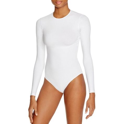 American Apparel Classic Long Sleeve Bodysuit ($36) ❤ liked on Polyvore featuring intimates, shapewear and white Long Sleeve Bodysuit Women, Turtleneck Leotard, Long Sleeve Body Suit, Long Sleeve Leotard, Naked Wardrobe, White Bodysuit, Womens Basic, Warm Outfits, Pullover Shirt