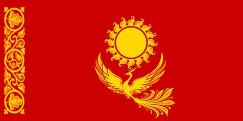 Fantasy Flag, Fantasy Faction, Kazakhstan Flag, Place In Society, Fantasy Map Making, Like Symbol, Historical Flags, China Flag, Symbolic Representation