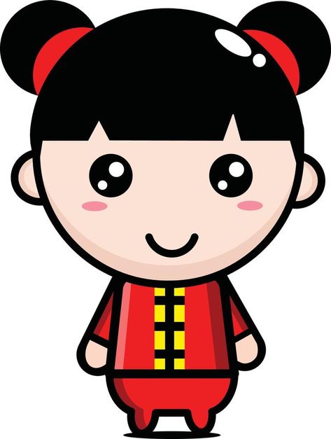 Female cartoon character in traditional Chinese New Year costume Female Cartoon Characters, Chinese Cartoon, Female Cartoon, Chinese Characters, Environment Design, Traditional Chinese, Cartoon Character, Chinese New Year, Cartoon Characters