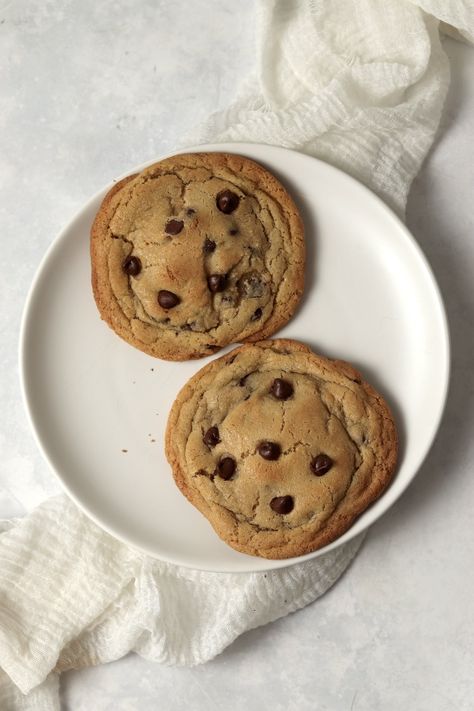 Single Serve Double Chocolate Cookie, One Serving Cookie, Small Batch Of Cookies, Single Cookie Recipe, Cookies For 2, Single Serve Chocolate Chip Cookie, Single Serve Cookie, Recipes For 2, Cookies Without Brown Sugar