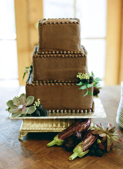 Chocolate Grooms Cake, Grooms Cake Tables, Succulent Cake, Reception Food, Chocolate Wedding Cake, Gorgeous Wedding Cake, Fashion Cakes, Beautiful Wedding Cakes, Gorgeous Cakes