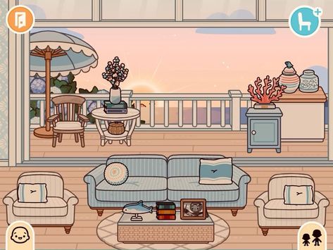 Costal House Toca Boca Ideas, Costal Toca Boca House, Costal House Toca Boca, Toca Boca Coastal Villa, Costal Villa Toca Boca, Toca Boca Coastal House, Toca Boca New House Ideas, Toca Boca Beach House Ideas, Toca Boca Hair Salon