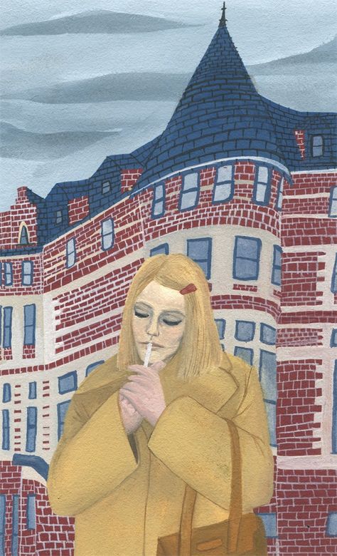 Margot Tenenbaum, Park Illustration, Royal Tenenbaums, The Royal Tenenbaums, Muse Art, Art Drawings Sketches Pencil, Illustration Ideas, Wes Anderson, Graphic Artwork