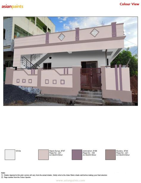 Are you confused with an elevation color combination? We will help you in the selection process by giving some previews on your own building picture. Please find the pictures for your reference.. 9441818532 Canvas Painting Aesthetic, Painting Ideas For Walls, Wall Paint Colour Combination, Room Paint Designs, Drawing Art Supplies, Asian Paints Colours, Ideas For Walls, Aesthetic Paint, Indian House Exterior Design