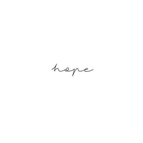 Hope Small Tattoo, Hope Word Tattoo, Short Words Tattoo, Espoir Tattoo, Tattoo For Hope, Hope Tatoos Ideas, Hope Tattoo Fonts, Short Text Tattoo, Short Word Tattoos