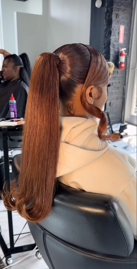 Barbie Ponytail, Sleek Ponytail Hairstyles, Black Ponytail Hairstyles, Quick Weave Hairstyles, Estilo Indie, Birthday Hair, Protective Hairstyles Braids, Pretty Braided Hairstyles, Slick Hairstyles