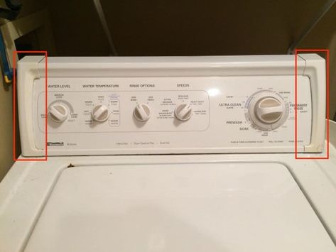 Kenmore 90 Series Washer Fills Slowly-Control Panel Bezel Pieces Affresh Washer Cleaner, Kenmore Washer, Cup Washer, Phillips Screwdriver, Plastic Buckets, Water Valves, Water Hose, Flat Head, Control Panel