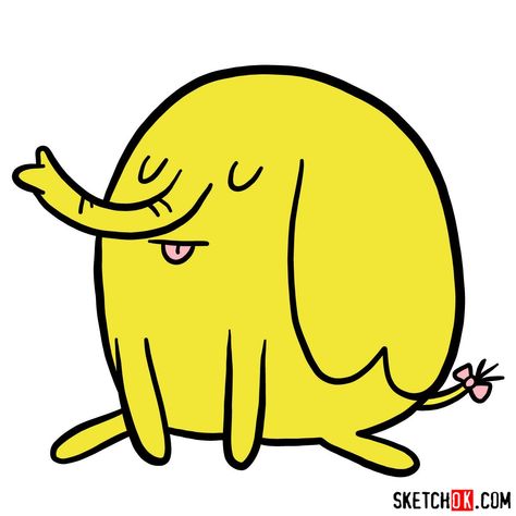 Tree Trunks Adventure Time, Sketch Guide, Draw Tree, Pygmy Elephant, Adventure Time Drawings, Jake Adventure Time, Adventure Time Tattoo, Time Png, Adventure Time Characters