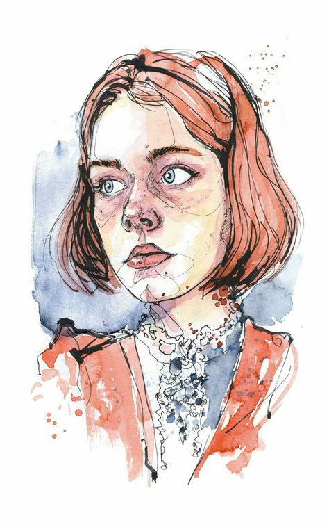 Dominic Beyeler, Watercolor Portrait Painting, Aquarelle Art, 얼굴 드로잉, Character Sketches, Arte Sketchbook, Colorful Portrait, Portrait Sketches, Love Is