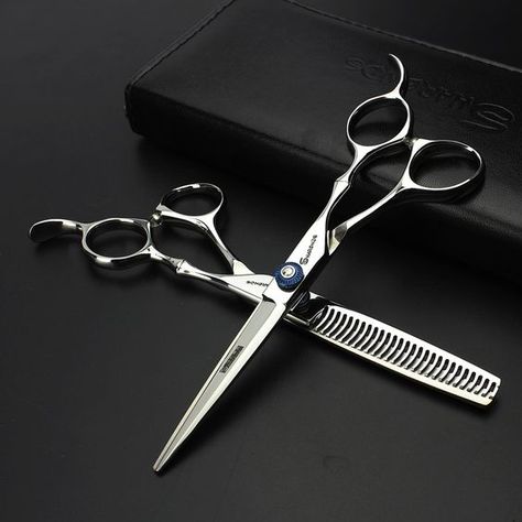 Barber Shears, Barber Scissors, Thinning Scissors, Hairdressing Scissors, Cheap Hair Products, Hair Scissors, Salon Hair, Professional Hairstyles, Styling Tools