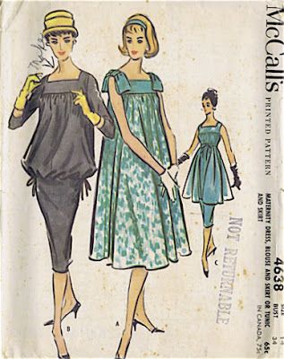 Vintage Maternity Clothes, Maternity Dress Pattern, Maternity Pattern, Dress Pattern Vintage, Maternity Sewing Patterns, Maternity Patterns, Maternity Sewing, Chic Maternity, Vintage Maternity