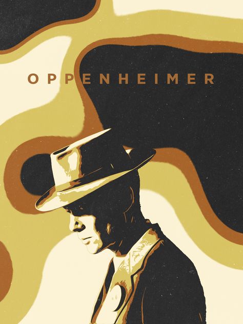 a close up profile of cillian murphy in the shoes of robert oppenheimer, fan made movie poster in a comic book style Paterson Movie, Oppenheimer Art, Oppenheimer Poster, Film Illustration, Series Posters, Harry Potter Poster, Film Posters Art, Easy Doodles Drawings, Christopher Nolan