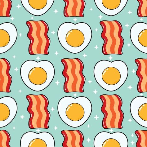 Chef Party, Huevos Fritos, Pampered Chef, Wallpaper Ideas, Premium Vector, Bacon, Chef