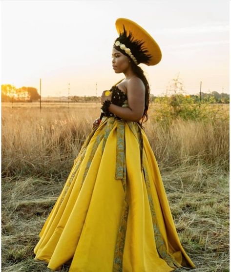 7 Brides in Modern Zulu Makoti Styles – Clipkulture Zulu Makoti Attire, Zulu Bride Traditional Attire, Zulu Wedding Dress, Traditional Wedding Attire South Africa, Mgidi Vibes, Modern Zulu Traditional Wedding Dresses, Robe Dote, Zulu Traditional Wedding Dresses, Sesotho Traditional Dresses