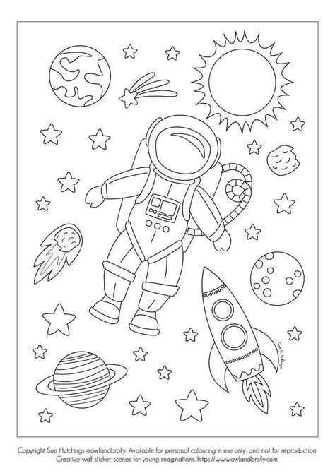 Solar System Crafts For Preschool, Space Colouring Pages, Planets Coloring Pages, Solar System Coloring Pages, Space Theme Preschool, Planet Coloring Pages, Space Preschool, Space Crafts For Kids, Free Coloring Pages For Kids