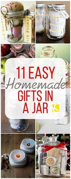 Gifts In Jar, Homemade Gifts In A Jar, Gifts In Jars, Easy Mason Jar Crafts Diy, Mason Jar Gift Ideas, Jar Gift Ideas, Easy Mason Jar Crafts, Mason Jar Gifts Diy, Diy Gifts Cheap