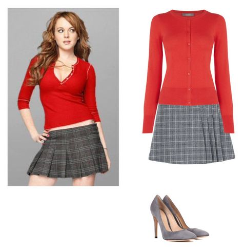 "Cady Heron Mean Girls" by seetherfan17 ❤ liked on Polyvore featuring Oasis and Gianvito Rossi 2000 Style Outfits, Cady Heron Outfits, Mean Girls Costume, Mean Girls Halloween, Mean Girls Aesthetic, Mean Girls Outfits, Cady Heron, Girls Halloween Outfits, 2000 Fashion