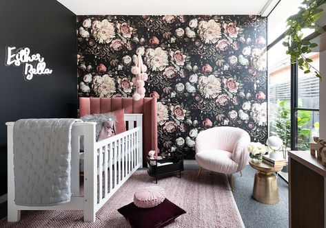 Prices of Wallpapers in Nigeria Today (2021) One of the core things to consider when decorating a room is the walls. Apart from the fact that they are the first people set eyes on, they widely determine how beautiful and well designed a room is. Thankfully, there are various ways and options to pick from […] Floral Baby Nursery, Dark Nursery, Black Nursery, Girl Nursery Room, Nursery Room Inspiration, Baby Room Design, Baby Girl Nursery, Floral Nursery