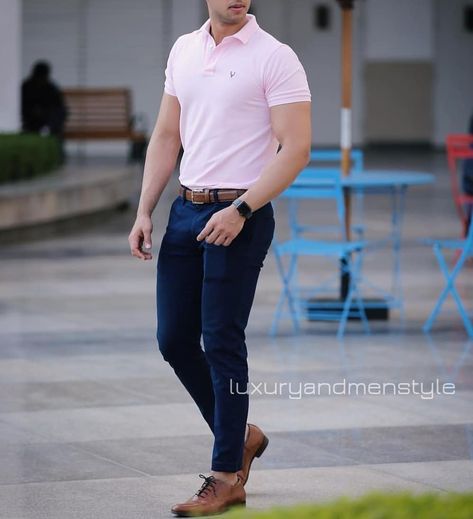 Polo Shirt Outfits, Mens Business Casual Outfits, Best Style, Smart Casual Outfit, Business Casual Men, Mens Casual Dress, Tshirt Outfits, Mens Casual, Men Fashion Casual Outfits