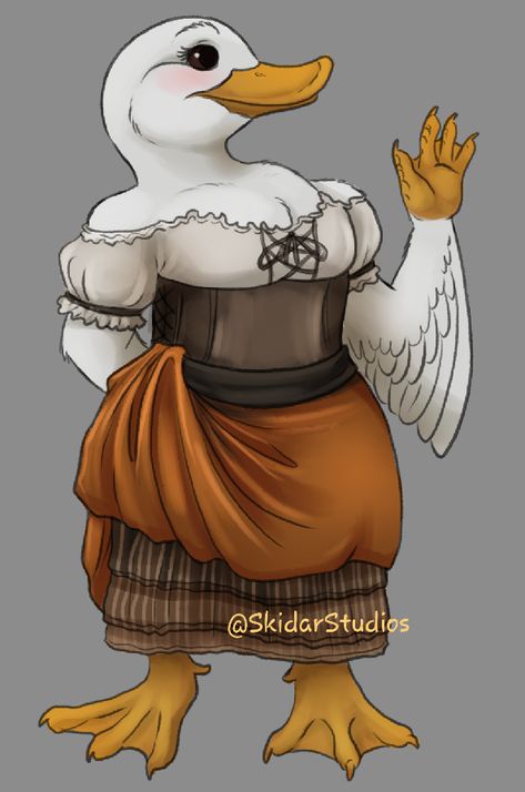 (4) Chrostone Ridgway on X: "I made a duck wench 🧡 she's so sweet. #skidarart #sketches #Humblewood #gallus #duck #anthro #dnd #dungeonsanddragons https://t.co/xTqcdruPf1" / X Dnd Races, Animal Groups, A Duck, So Sweet, Amphibians, Dungeons And Dragons, Mammals, Character Art, Witch