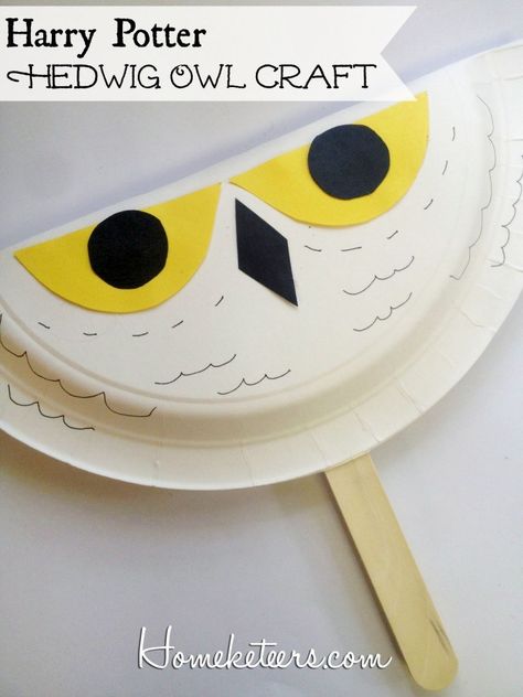 50+ Mask Crafts For Your Kids – The Pinterested Parent Hedwig Craft, Edwige Harry Potter, Harry Potter Lessons, Harry Potter Diy Crafts, Harry Potter Activities, Harry Potter Day, Hedwig Owl, Cumpleaños Harry Potter, Simple Songs