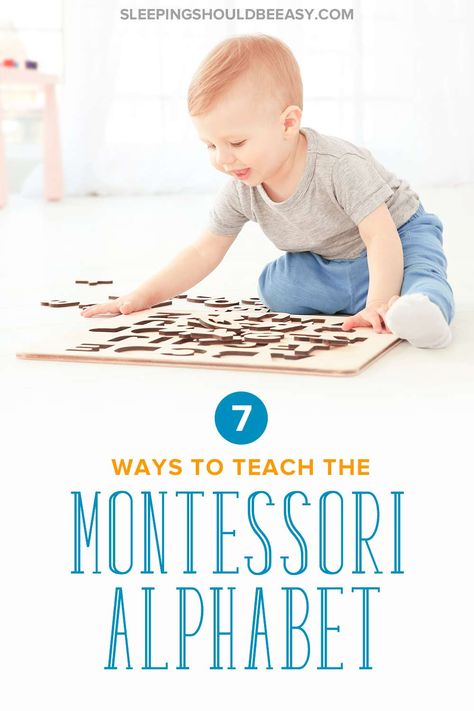 Letter Sounds Preschool, Montessori Alphabet, Teach The Alphabet, Montessori Parenting, Montessori Preschool, Elementary Activities, Teaching Letters, Teaching The Alphabet, Preschool Letters