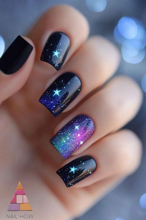 Classy Halloween Nails, Cosmic Nails, Galaxy Nail Art, Silk Wrap Nails, Themed Nails, Boho Nails, Classy Halloween, Space Nails, Nail Prices