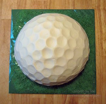 How To Make Golf Ball Cake, Diy Golf Ball Cake, Golf Ball Smash Cake, Golf Smash Cake, Golf Ball Cake, Birthday Cale, Golf Birthday Cakes, Golf Cake, Golf Diy