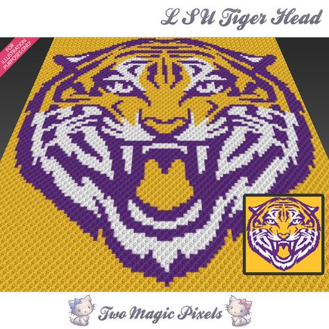 Crochet A Blanket, Tunisian Simple Stitch, Tiger Blanket, Color Squares, Sc Crochet, Simple Stitch, Pixel Crochet, Graph Design, Color Illustration