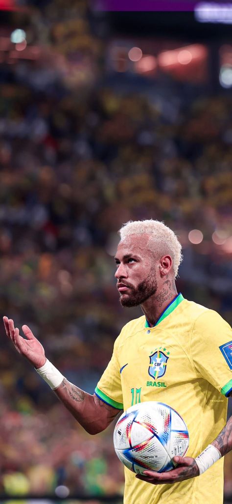 Neymar Brazil World Cup, Photo Tiktok, Brazil Football Team, Neymar Brazil, Neymar Psg, Tiktok Memes, Brazil World Cup, Neymar Jr Wallpapers, Soccer Photography