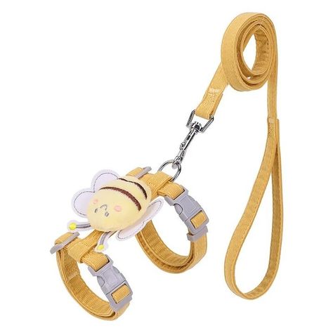 🔥🔥🔥 Cute Bee Adjustable Cat Harness Leash for Safe Outdoor Walks AVAILABLE AGAIN! Are you Excited? 📢 #gadgets #accessories #copingshop #sale #shopping Fancy Cat Collar, Walking Gear, Leash And Collar, Fun Walk, Cat Leash, Cartoon Bee, Bee Pattern, Cat Stock, Cat Harness