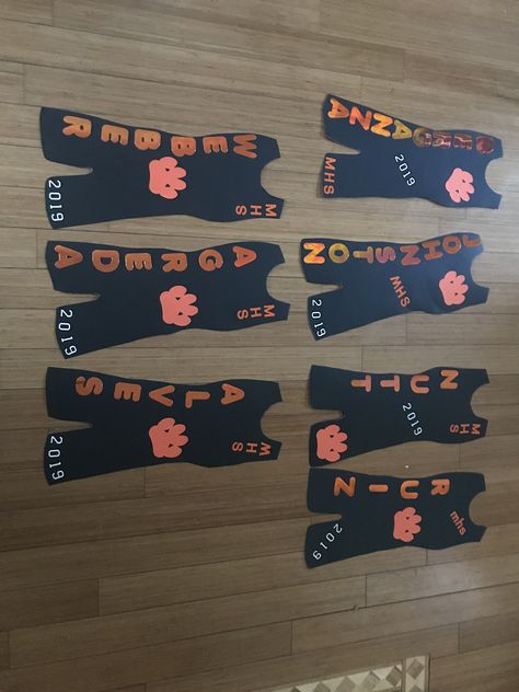 Singlets for Senior Night Wrestling Locker Decorations, Wrestling Locker Signs, Wrestling Decorations, Senior Night Wrestling, Wrestling Senior Night Ideas, Senior Night Gift Basket Ideas, Senior Night Gift Basket, Wrestling Senior Night, Senior Night Poster Ideas