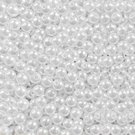 PRICES MAY VARY. [Great Value Package] - About 1200 PCS 6mm Loose white pearls, you can have enough beads to make your DIY project, or mix and match to make something totally unique! [Exquisite White Pearl Beads] - The smooth surface has luster and looks very beautiful. We use high-quality plastic and make it through the process of sanding and polishing to fully demonstrate its performance to meet your expectations for pearls. [Craft Pearls with Hole] - Add decorative detail to any project with Jewelry Making Pearls, Bracelet Pearls, White Pearl Jewelry, Colour Full, Secret Sisters, Real Christmas, Celebrating Life, Jewelry Making Bracelet, Loose Pearls