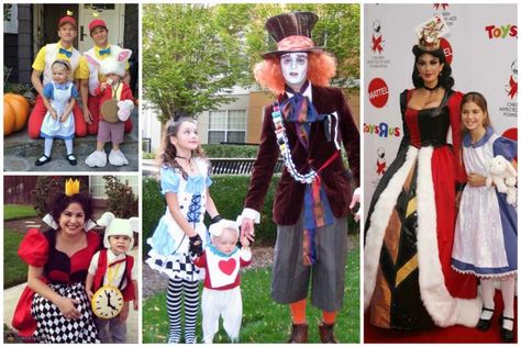 Duos de costumes pour parents et enfants - Page 3 - Activités - Grandes fêtes - Halloween - Mamanpourlavie.com Fairytale Party, Costumes Halloween, Fete Halloween, Mardi Gras, Alice In Wonderland, Fairy Tales, Academic Dress, Halloween Costumes, Parenting