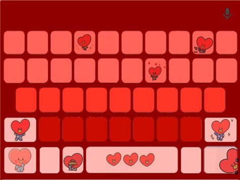 Red Keyboard Wallpaper, Bt21 Keyboard Wallpaper, Bts Keyboard Wallpaper, Bts Red Aesthetic, Cute Wallpapers For Keyboard, Gboard Keyboard Wallpaper Aesthetic, Bts Keyboard Theme, Bts Keyboard, Keyboard Template